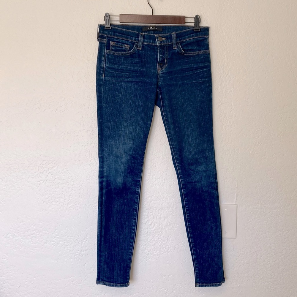 J Brand Daphne Skinny Leg Jeans Dark‎ Wash, Size 26